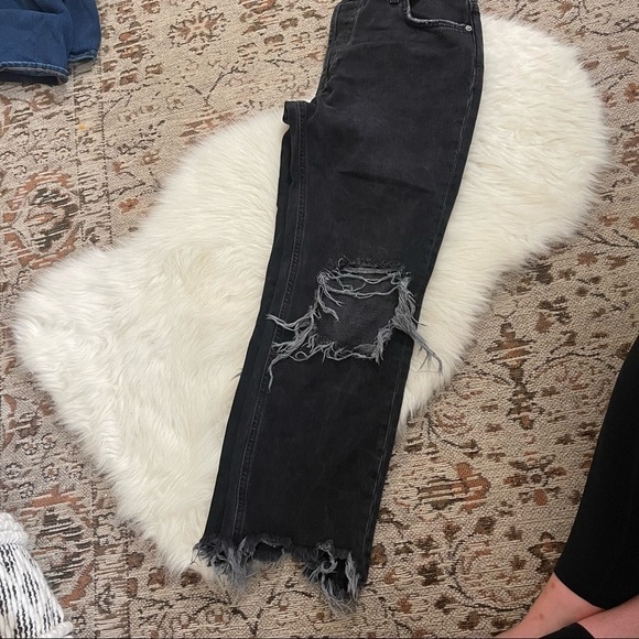 𝅺free people distressed cropped pants - Picture 5 of 14